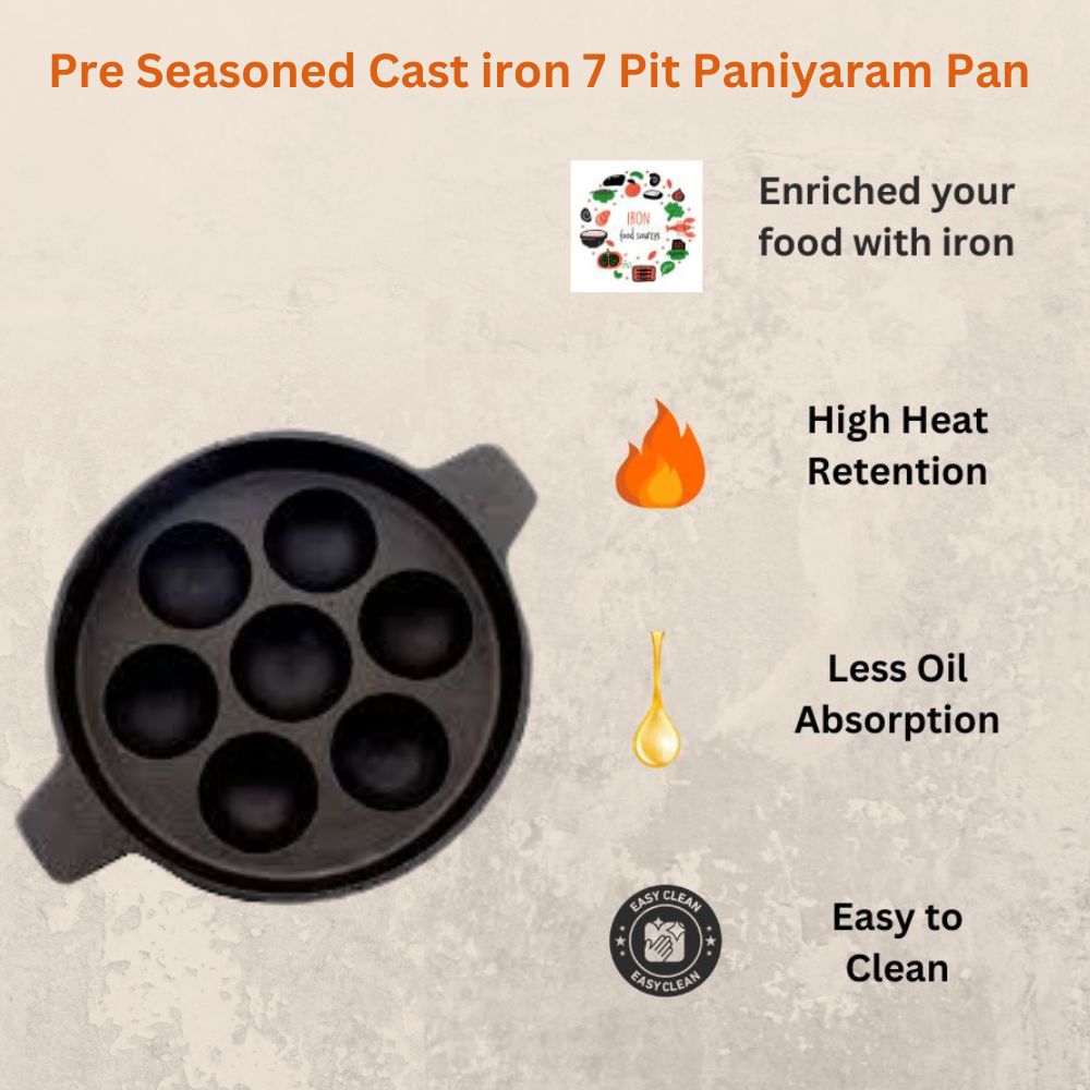 Cast iron 7 Pit Paniyaram Pan5.jpg